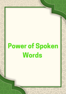 Spoken Words and Their 3 Magical Impacts